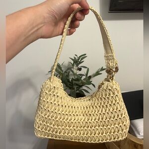 H&M straw mini bag
